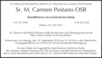Anzeige von Carmen Pestano von MGO