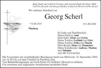 Anzeige von Georg Scherl von MGO