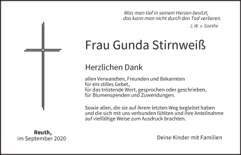 Anzeige von Gunda Stirnweiß von MGO