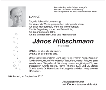Anzeige von Janos Hübschmann von MGO