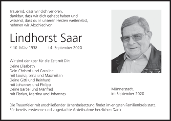 Anzeige von Lindhorst Saar von MGO