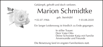 Anzeige von Marion Schmidtke von MGO