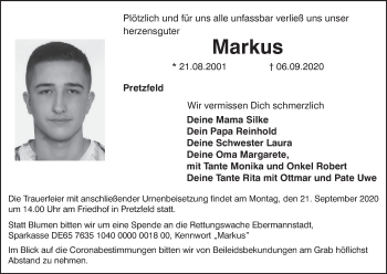 Anzeige von Markus  von MGO