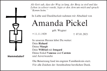 Anzeige von Amanda Pickel von MGO