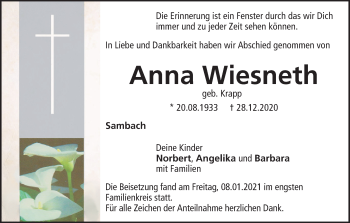 Anzeige von Anna Wiesneth von MGO