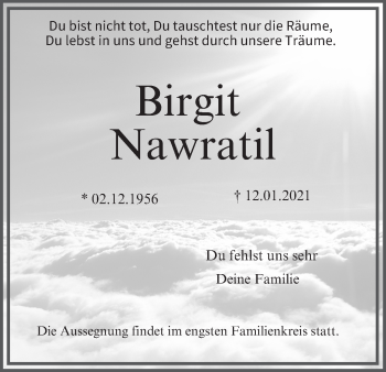 Anzeige von Birgit Nawratil von MGO