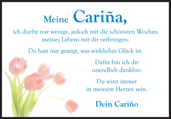 Anzeige von Carina  von MGO