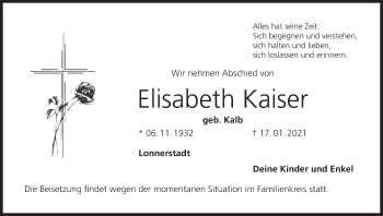 Anzeige von Elisabeth Kaiser von MGO