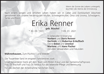 Anzeige von Erika Renner von MGO