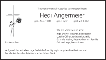 Anzeige von Hedi Angermeier von MGO