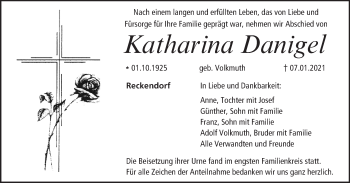 Anzeige von Katharina Danigel von MGO