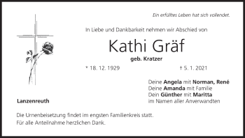 Anzeige von Kathi Gräf von MGO