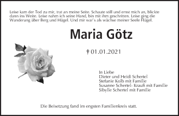 Anzeige von Maria Götz von MGO
