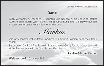 Anzeige von Markus Fischer von MGO