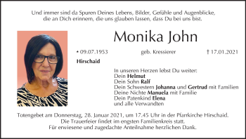 Anzeige von Monika John von MGO
