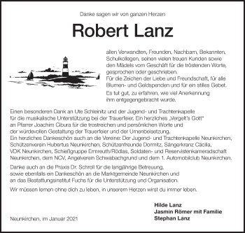 Anzeige von Robert Lanz von MGO