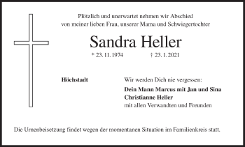 Anzeige von Sandra Heller von MGO