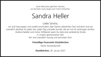 Anzeige von Sandra Heller von MGO