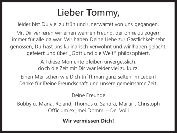 Anzeige von Tommy  von MGO