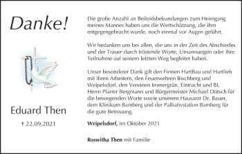 Anzeige von Eduard Then von MGO