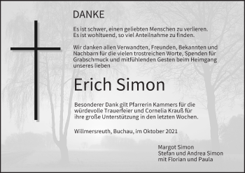 Anzeige von Erich Simon von MGO