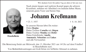 Anzeige von Johann Kreßmann von MGO