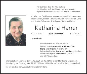 Anzeige von Katharina Harrer von MGO