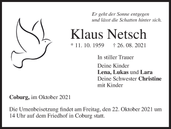 Anzeige von Klaus Netsch von MGO