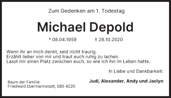 Anzeige von Michael Depold von MGO
