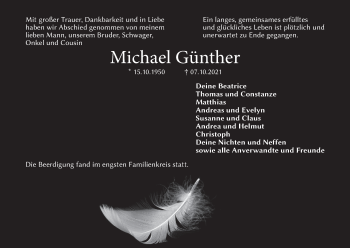 Anzeige von Michael Günther von MGO