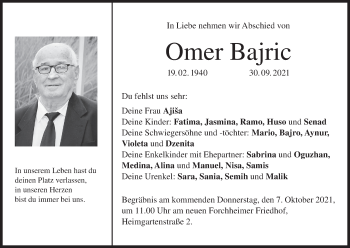 Anzeige von Omer Bajric von MGO