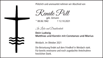 Anzeige von Renate Poll von MGO