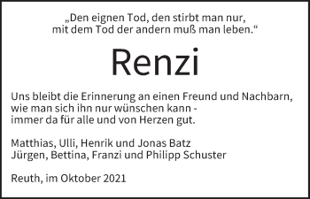 Anzeige von Renzi  von MGO