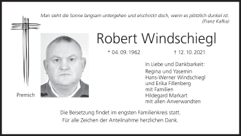 Anzeige von Robert Windschiegl von MGO