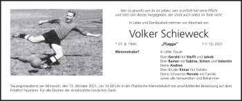 Anzeige von Volker Schieweck von MGO