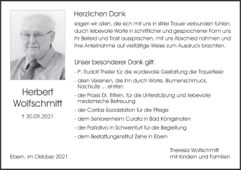 Anzeige von Wolf Wolfschmitt von MGO