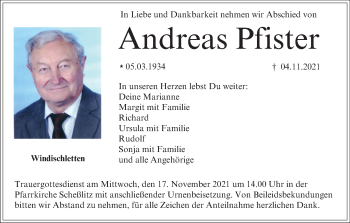 Anzeige von Andreas Pfister von MGO