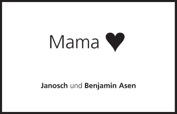 Anzeige von Cosima Asen von MGO