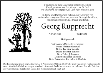 Anzeige von Georg Rupprecht von MGO