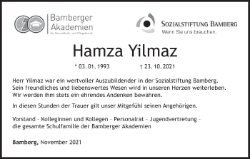 Anzeige von Hamza Yilmaz von MGO