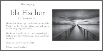 Anzeige von Ida Fischer von MGO