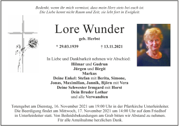 Anzeige von Lore Wunder von MGO