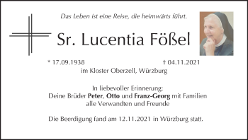 Anzeige von Lucentia Fößel von MGO