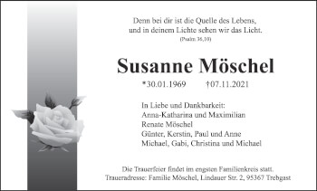 Anzeige von Susanne Möschel von MGO