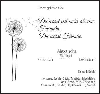 Anzeige von Alexandra Seifert von MGO