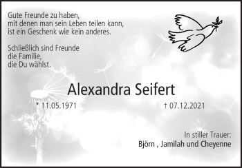 Anzeige von Alexandra Seifert von MGO
