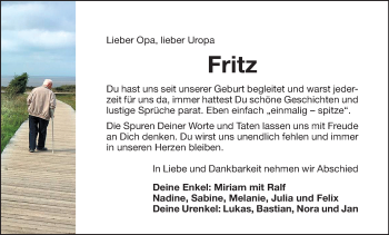 Anzeige von Fritz  von MGO