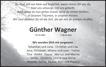 Anzeige von Günther Wagner von MGO