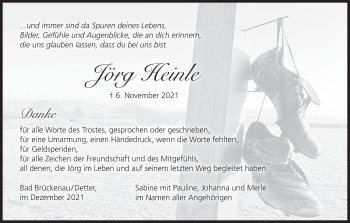 Anzeige von Jörg Heinle von MGO