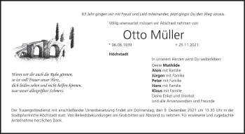 Anzeige von Otto Müller von MGO